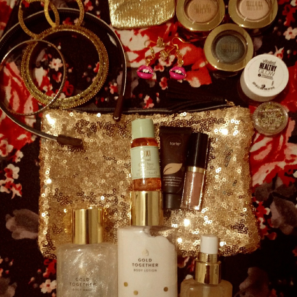 Bag Filled with make-up and other goodies